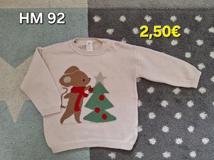 Vianocny sveter 92, h&m,92