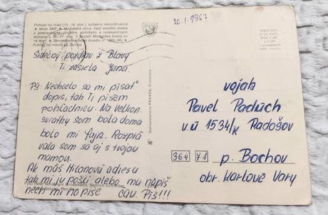 Pohľadnica bratislava z roku 1967, 