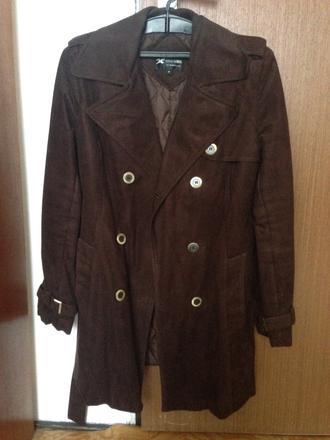 Hnedy prechodny kabat, m