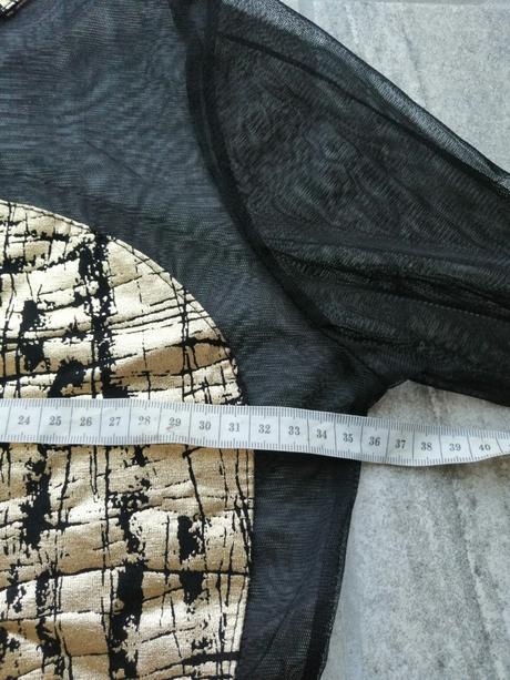 Zlaté šaty club l,vxs-s, elastické, s