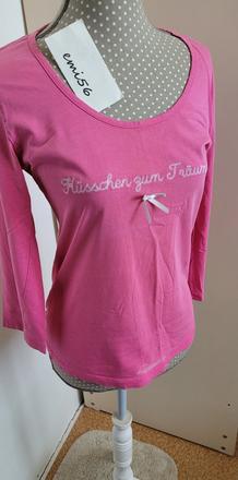 Bavlnené tričko ružové, s