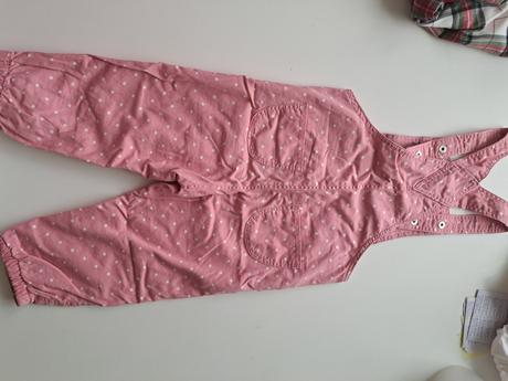 Nohavice zateplene na traky, h&m,92