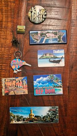 Magnetky a turistické suveníry set,