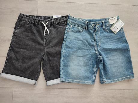 Riflové kraťasy, h&m,158