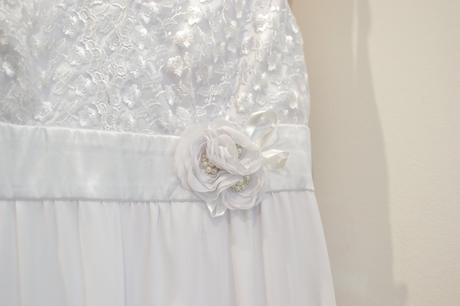 Tehotenské svadobné šaty 42, 42