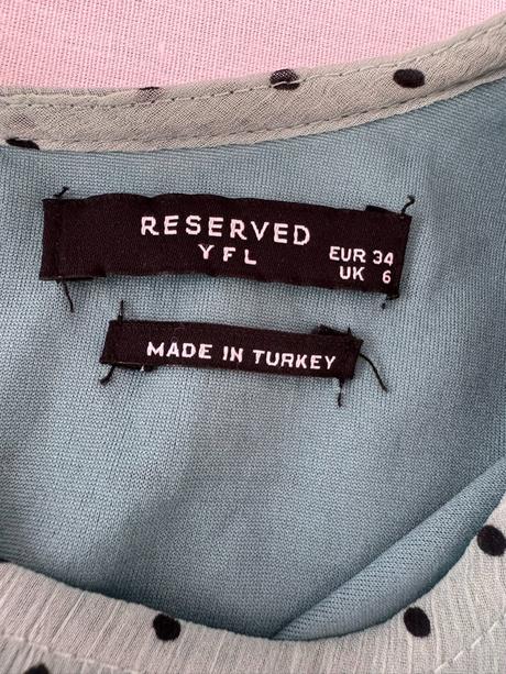 Reserved - šifónové šaty, reserved,xs