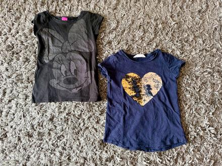 Tričká - darujem k nákupu, h&m,134