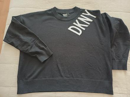 Parádny oversize sveter dkny č.l, l