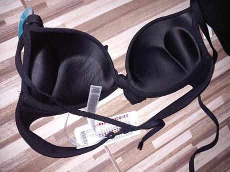 Plavková push up podprsenka, new yorker,s / xs