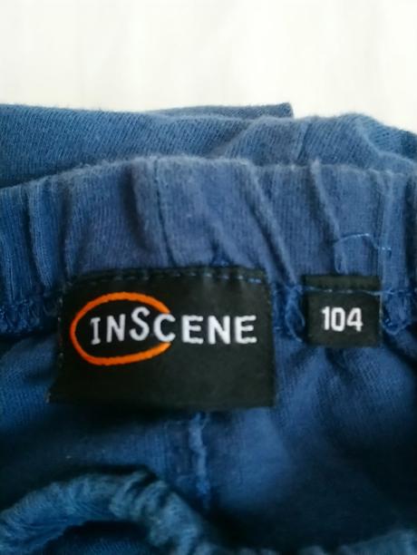 Chlapčenské modré tepláky, inscene, 98-104 cm, 104