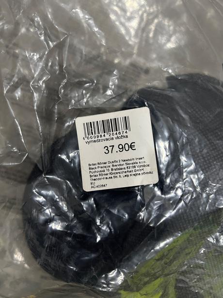 Novorodenecka vlozka do autosedacky britax romer, britax