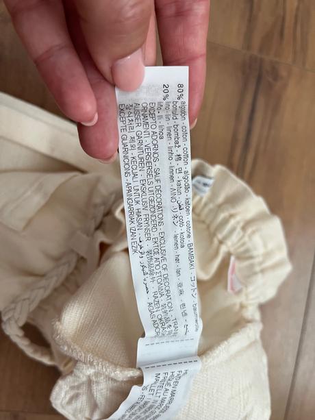 Ľanové kraťasy, zara,110