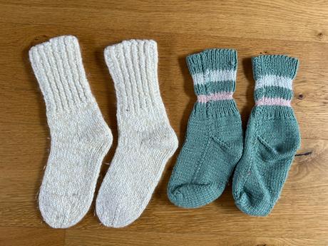 Strikovane ponozky 2 kusy, 36