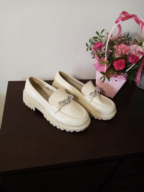 Dánske topánky veľ. 41, krémové, 41