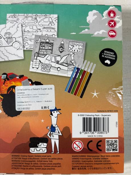 Tiger tribe set na malovanie pre chalanov,