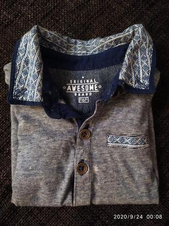 Tričko s krátkym rukávom f&f, veľkosť 12-18 m, f&f,86