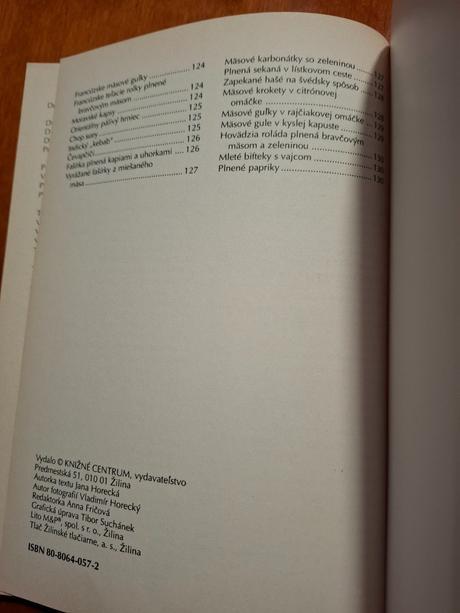 Jana horecka jedlá z mäsa, 