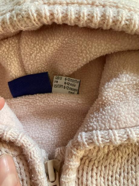 Hrubý svetrík na zips 74/80, lupilu,74