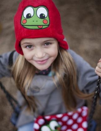 Pinkie detská čiapka red frog, pinkie,68 - 122