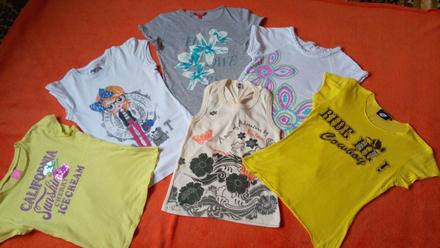 3x tričko cca č. 140, c&a,140