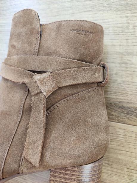 Kožené členkové čižmy vagabond, vagabond,40