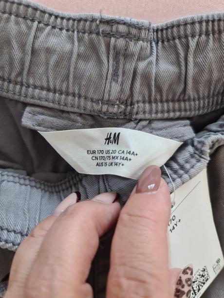 Chlapčenské bavlnené kratasy, h&m,170