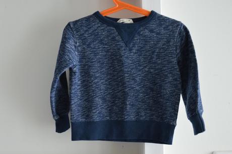 Melírovaná mikinka, h&m,86