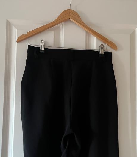 Čierne zvonové nohavice, l/40, l
