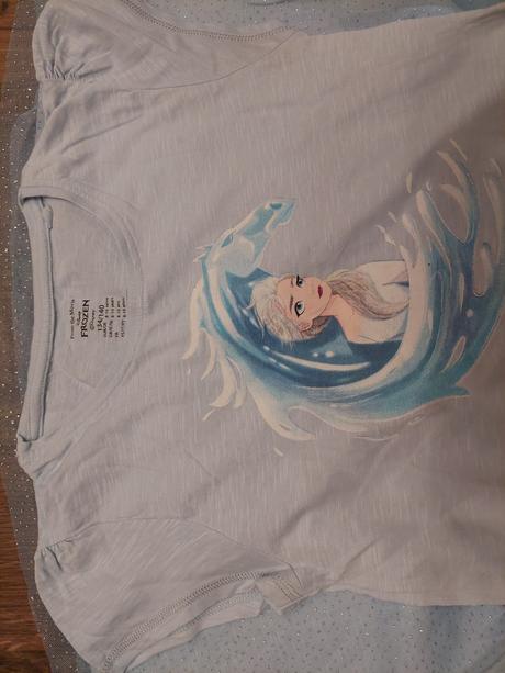 Šaty s motívom frozen - veľkosť 140, disney,140