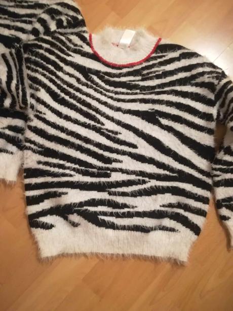 Huňatý pulóver 146/152, c&a,1 kus, 146