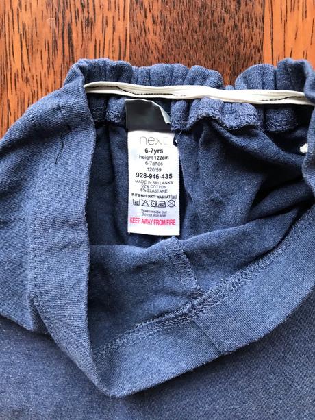 Legíny zo zajačikom na 5-6 rokov, next,116