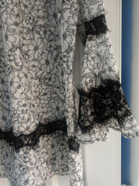 Blúzka s čipkou m/l, gina,m