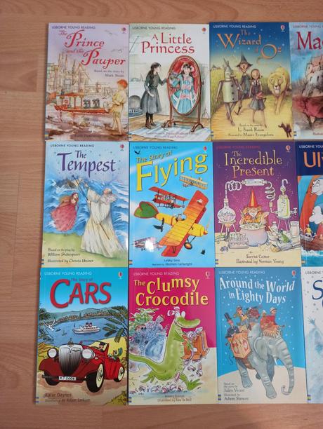 Usborne young reading level 2,