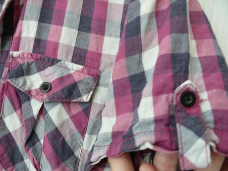 Kockovaná kosela s krátkymi rukávmi, pull&bear,l