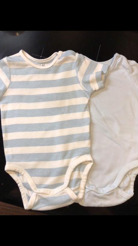2x body krátky rukáv h&m 68, h&m,68