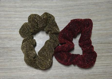 Scrunchie trblietavé  gumičky, 