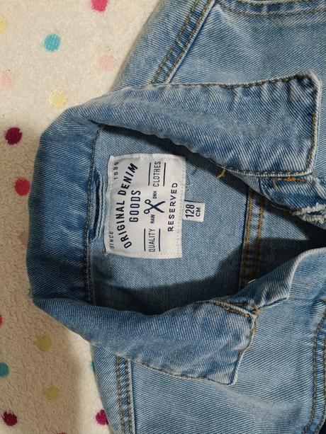 Chlapčenská rifľová bunda reserved 128, reserved,128