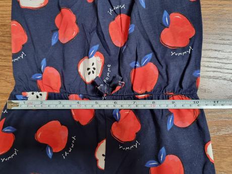 B1953 overal jablká, h&m,98