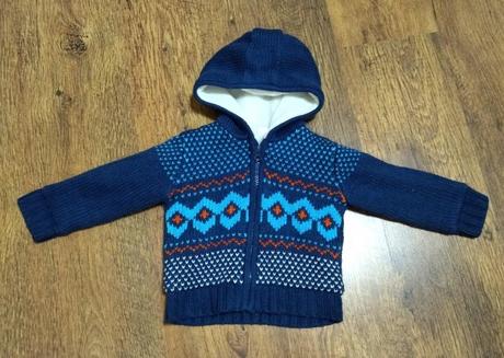 Zateplený prechodny sveter, f&f,86