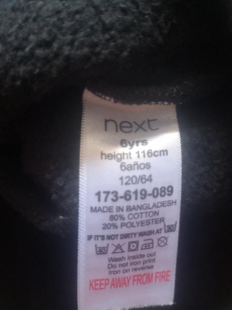 Chlapčenská mikinka next na vek 6 rokov, next,116