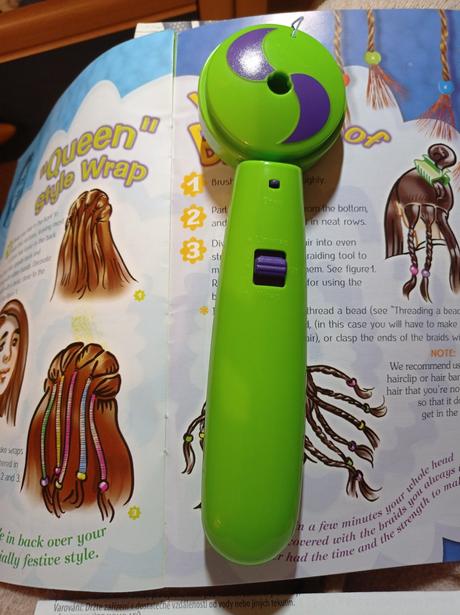 Zapletač vlasov s cievkou, 