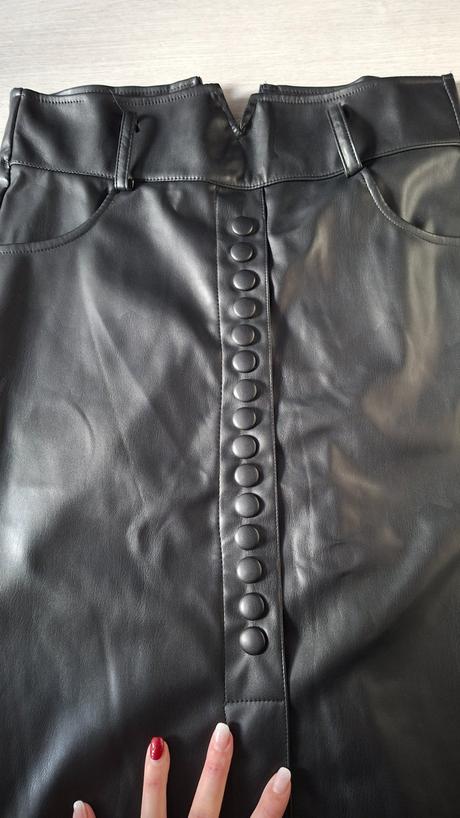 Andžela koženková sukňa, xl