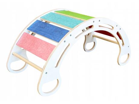 Montessori hojdačka s vankúšom bm85k fialová,