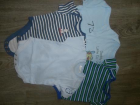 Balík 5ks body s krátkym rukávom, 50–62