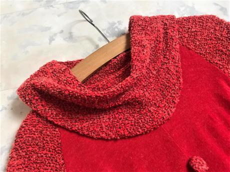 Úpletové minišaty do zvona, l