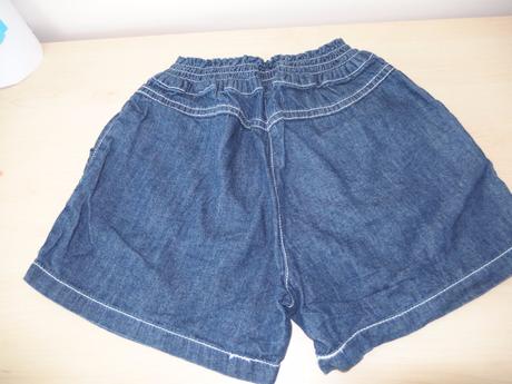 Tenké riflové kraťasky s vreckami, tesco,110