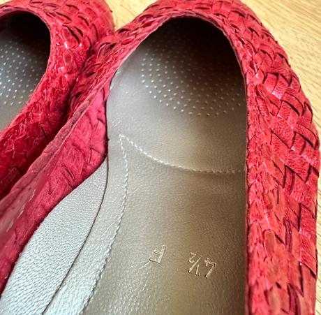 Kožené balerínky, ara,37