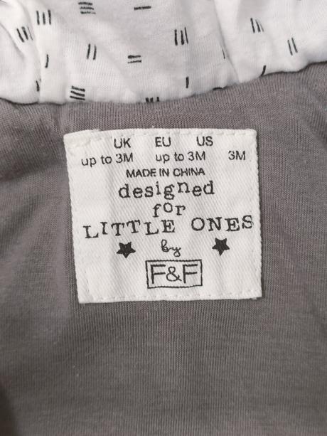 Mackový overal 0-3m f&f, f&f,56