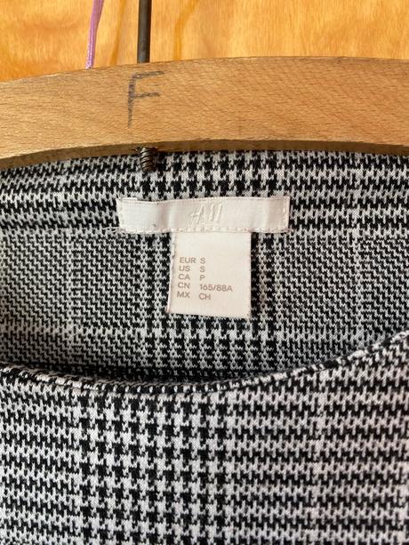Kárované šaty, h&m,s