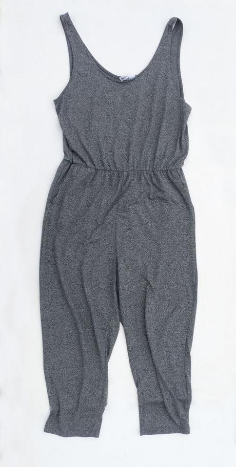 Šedý elastický overal, h&m,l